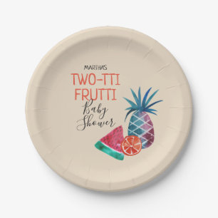 Assiettes En Carton Baby Shower Two-tti Frutti