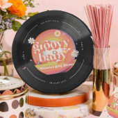 Assiettes En Carton Baby shower vinyle