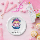Assiettes En Carton Baby shower Whimsical Magic Mushroom (Fête)