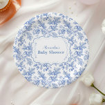 Assiettes En Carton Baby shower Woodland Toile De Jouy<br><div class="desc">Ajoutez une touche d'élégance à votre baby shower avec nos Plaques de Baby shower Toile De Jouy Bow. Conçues avec le motif classique et complexe Toile De Jouy, ces assiettes présentent de charmantes scènes pastorales qui incarnent le raffinement et le charme intemporels. Le délicat accent arc améliore le design, faisant...</div>