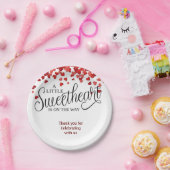 Assiettes En Carton BABY SHOWERTableware||coeurs|amour (Fête)