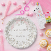 Assiettes En Carton baby's breath | wedding (Fête)