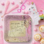 Assiettes En Carton Bachelorette / Anniversaire - Rose (Fête)