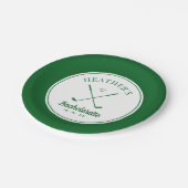 Assiettes En Carton Bachelorette de golf dernier Swing (Angle)