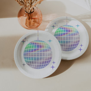 Assiettes En Carton Bachelorette Disco Simple