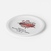 Assiettes En Carton Bachelorette Party Retro Papier Mariage (Angle)