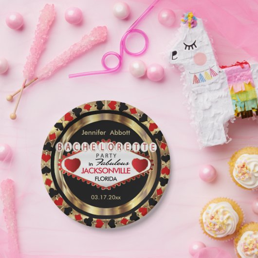 Assiettes En Carton Bachelorette Party Vegas Style - do-it-yourself Ci (Fête)