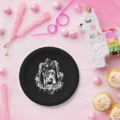 Assiettes En Carton Badge Harley Quinn (Fête)