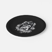 Assiettes En Carton Badge Harley Quinn (Angle)