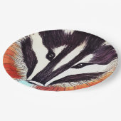 Assiettes En Carton Badger (Angle)