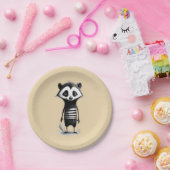Assiettes En Carton Badger de blaireau (Fête)