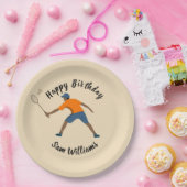 Assiettes En Carton Badminton (Fête)