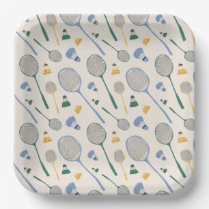 Assiettes En Carton Badminton