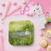 Assiettes En Carton Badminton prêt à aller (Fête)