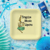 Assiettes En Carton Bagpipe Music Rocks (Fête)