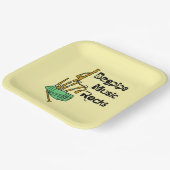 Assiettes En Carton Bagpipe Music Rocks (Angulaire)