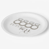 Assiettes En Carton Bague de fiançailles en diamant de la FUTURE MME F (Angle)