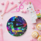 Assiettes En Carton Bagues de gymnastique garçons (Fête)