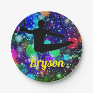 Assiettes En Carton Bagues de gymnastique garçons