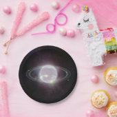 Assiettes En Carton Bagues JWST de la planète Neptune (Fête)
