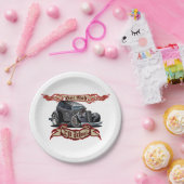 Assiettes En Carton Baguette chauffante de dessin (Fête)