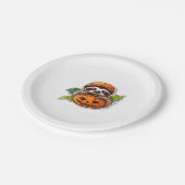 Assiettes En Carton Baguette classique Halloween Halloween Sticker (Angle)