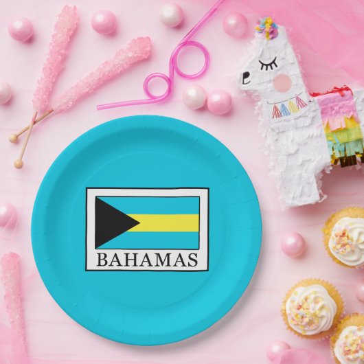 Assiettes En Carton Bahamas (Fête)