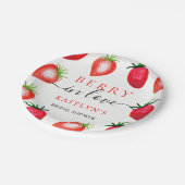 Assiettes En Carton Baies Amoureuses Réception de Mariage aux Fraises (Angle)
