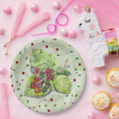 Assiettes En Carton Baies noires rouges et noires (Fête)