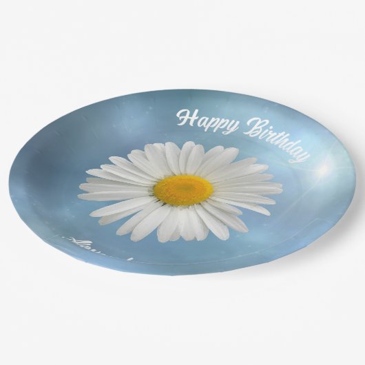 Assiettes En Carton Baise blanche gaie (Angle)