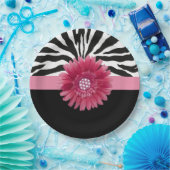 Assiettes En Carton Baise rose 1 (Fête)