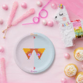 Assiettes En Carton Baiser Nacho Valentines (Fête)