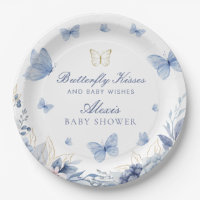 Baisers à papillon et voeux de bébé Baby shower ga
