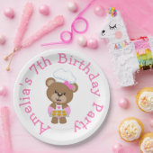 Assiettes En Carton Baking Bear Anniversaire (Fête)