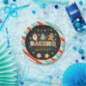 Assiettes En Carton Baking Spirits Plaque Lumineuse - Noir (Fête)