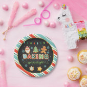 Assiettes En Carton Baking Spirits Plaque Lumineuse - Noir (Fête)