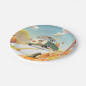 Assiettes En Carton Balade en Citrouille lunaire (Angle)