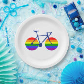 Assiettes En Carton Balade En Vélo Pride (Fête)