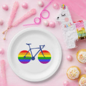Assiettes En Carton Balade En Vélo Pride (Fête)