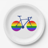 Assiettes En Carton Balade En Vélo Pride (Devant)