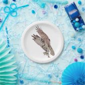 Assiettes En Carton Balbuzard pêcheur (Fête)