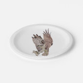 Assiettes En Carton Balbuzard pêcheur (Angle)