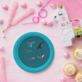Assiettes En Carton Baleine (Fête)