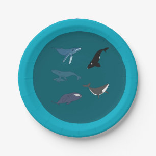 Assiettes En Carton Baleine