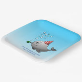 Assiettes En Carton Baleine prête à la fête (Angulaire)