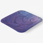 Assiettes En Carton Baleine - Violet (Angulaire)