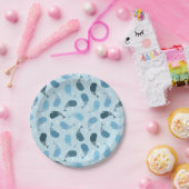 Assiettes En Carton Baleines (Fête)