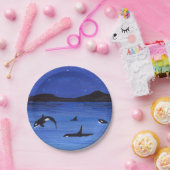 Assiettes En Carton Baleines tueuses (Fête)