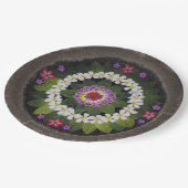 Assiettes En Carton Bali flottant les plaques à papier jetables de (Angle)