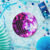 Assiettes En Carton Balle de disco de Mirror (Fête)